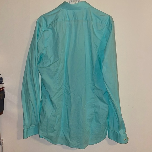 🌹EXPRESS 1MX FITTED BUTTON DOWN SHIRT - Picture 3 of 5